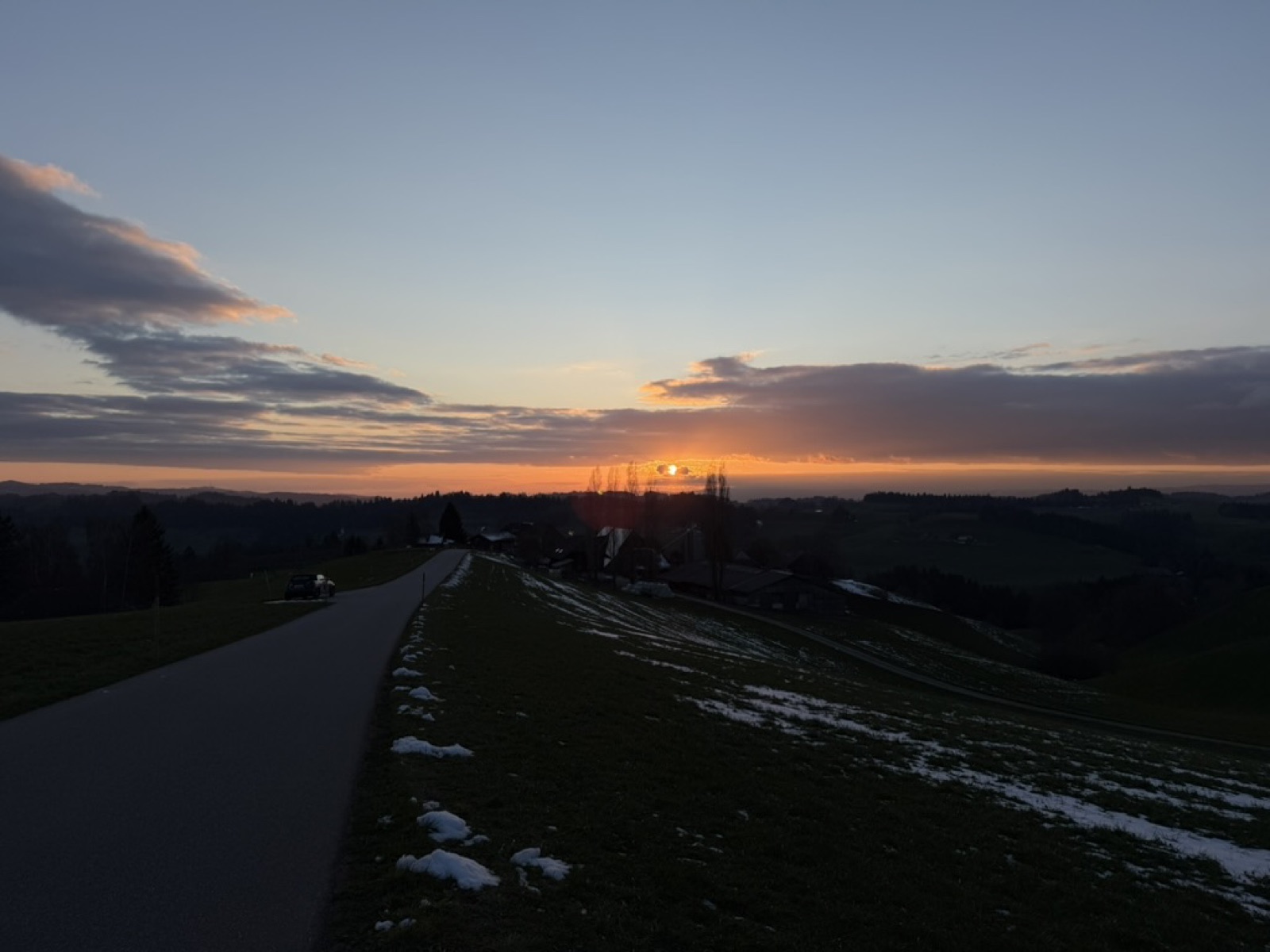Abendlicht über Sumiswald